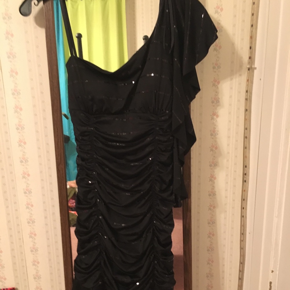 Short black dress